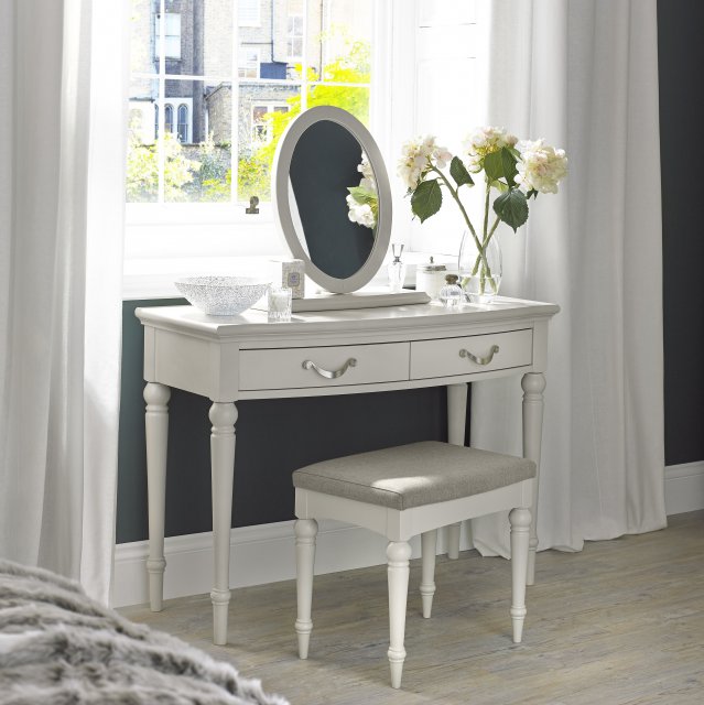 Montreux Soft Grey Stool - Style Our Home