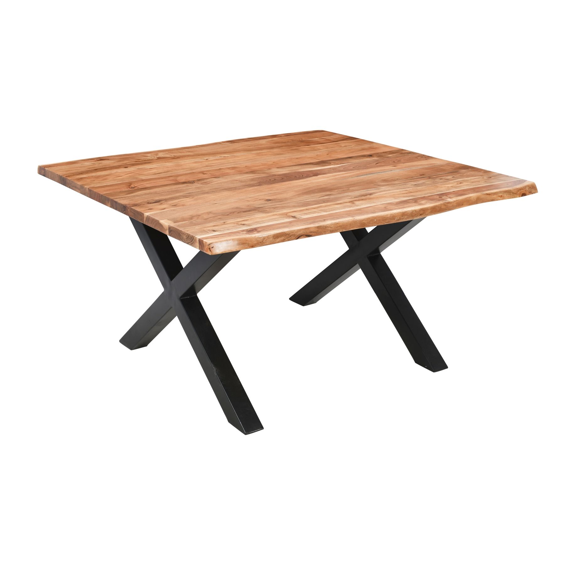 Live Edge Collection Large Square Dining Table by Hill Interiors | Style Our Home  