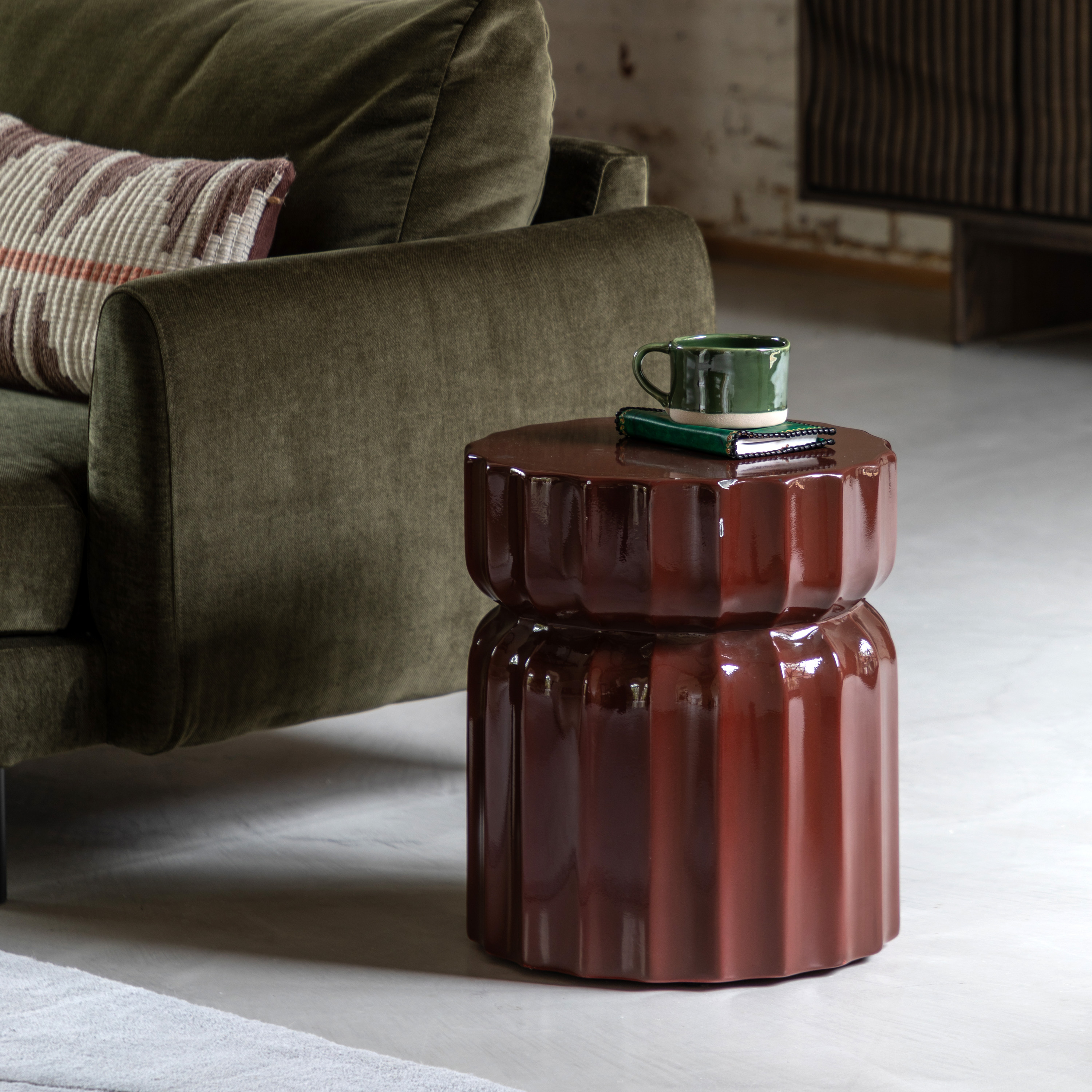 Cirello Side Table Rust by Gallery Living | Style Our Home