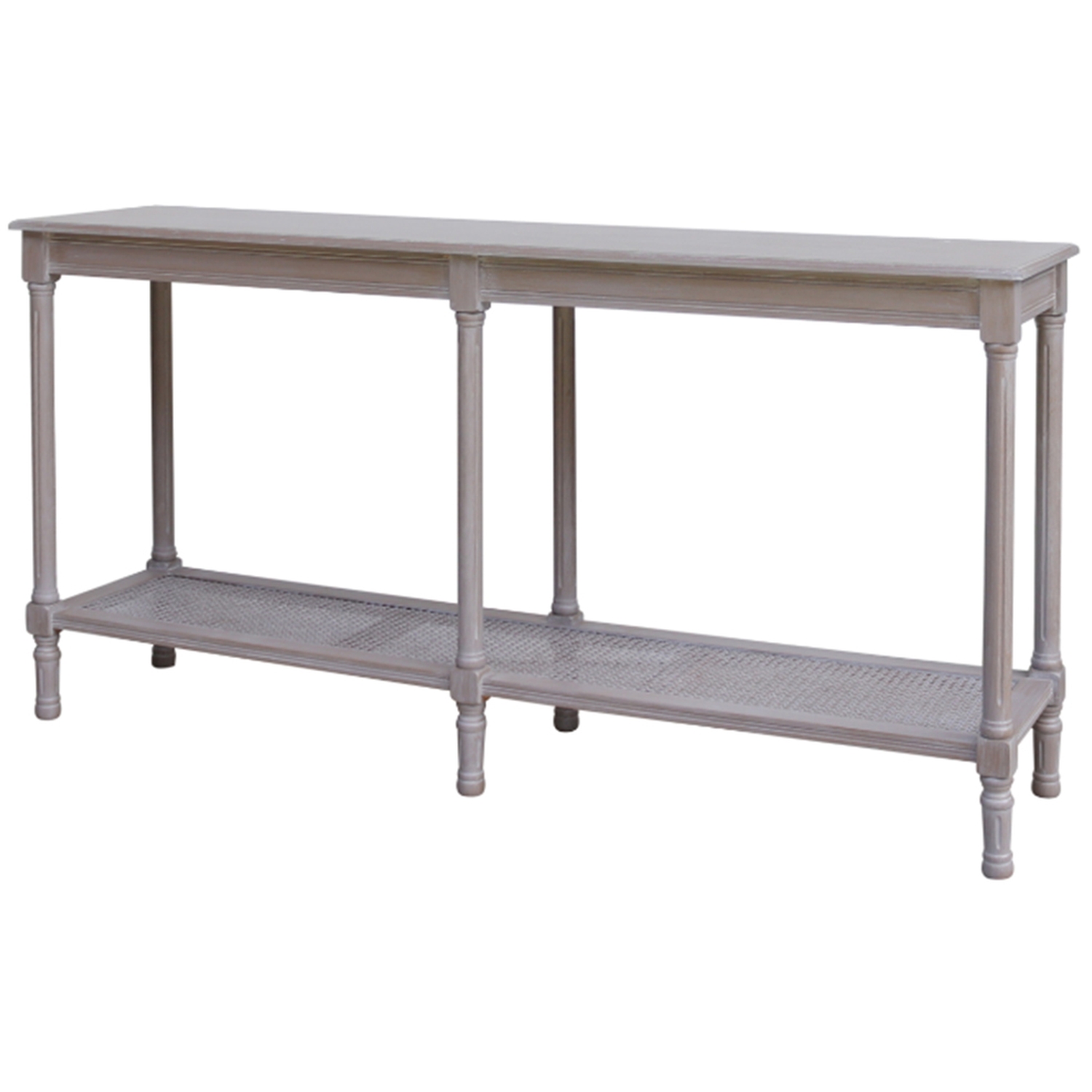 The Serene Rattan Collection Large Console Table by Hill Interiors | Style Our Home  