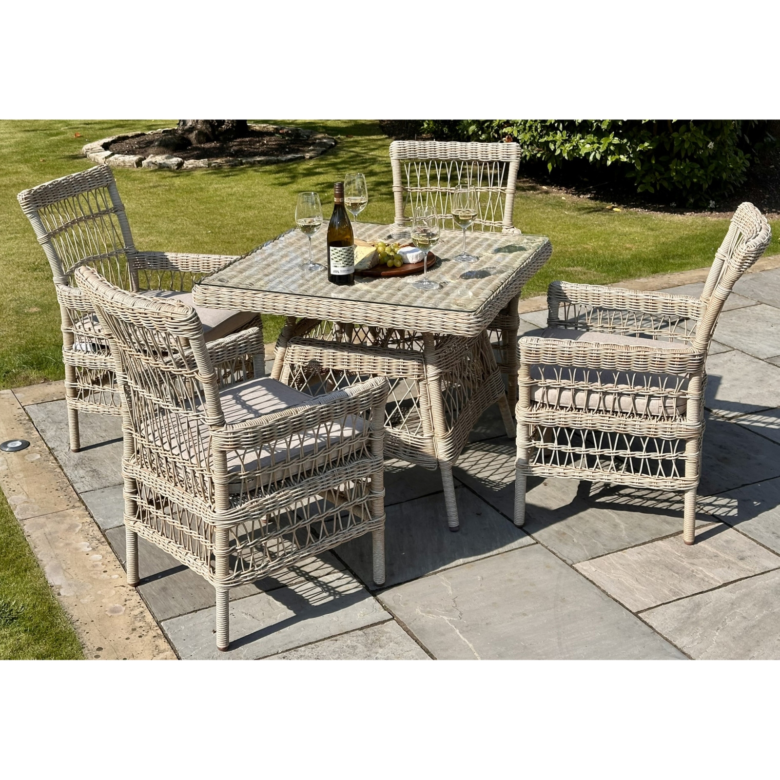 Provence Collection Outdoor 4 Seater Dining Set by Hill Interiors | Style Our Home  