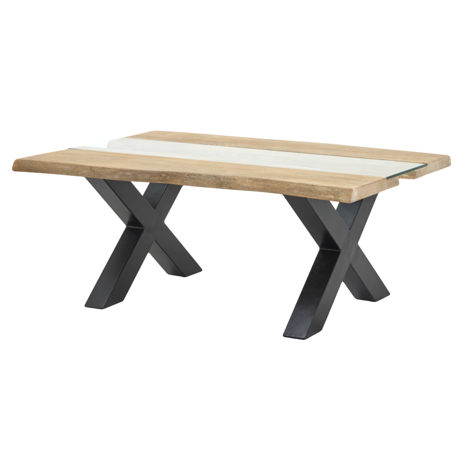 Live Edge Collection Light Acacia River Coffee Table by Hill Interiors | Style Our Home  