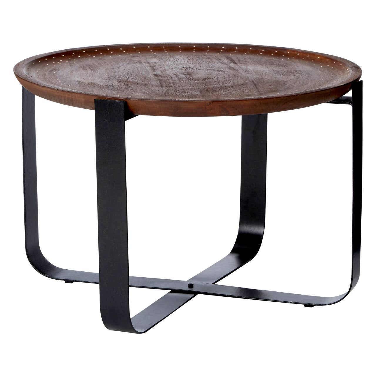 Templexa Mango Wood Round Side Table by Prestige Designs | Style Our Home