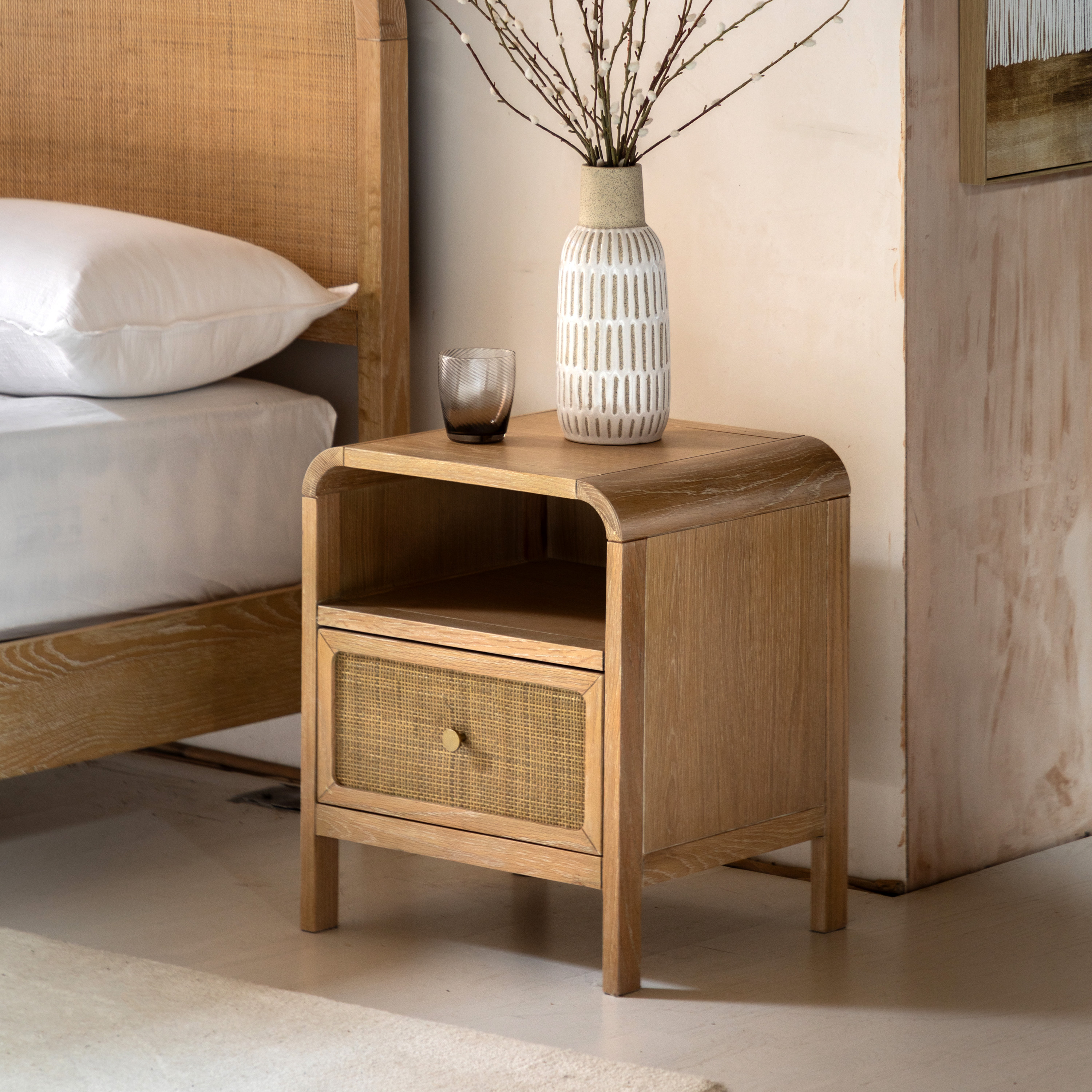 Bibaro 1 Drawer Bedside by Gallery Living | Style Our Home