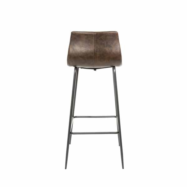 Barracuda Barstool Vegan Leather Chestnut SET OF 2 by Bluebone | Style Our Home