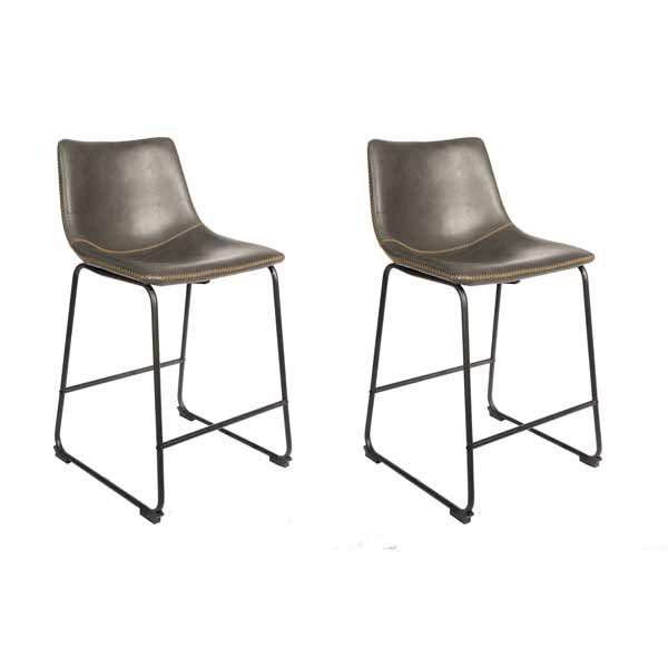 Cooper Counter Stool Grey SET OF 2by Bluebone | Style Our Home