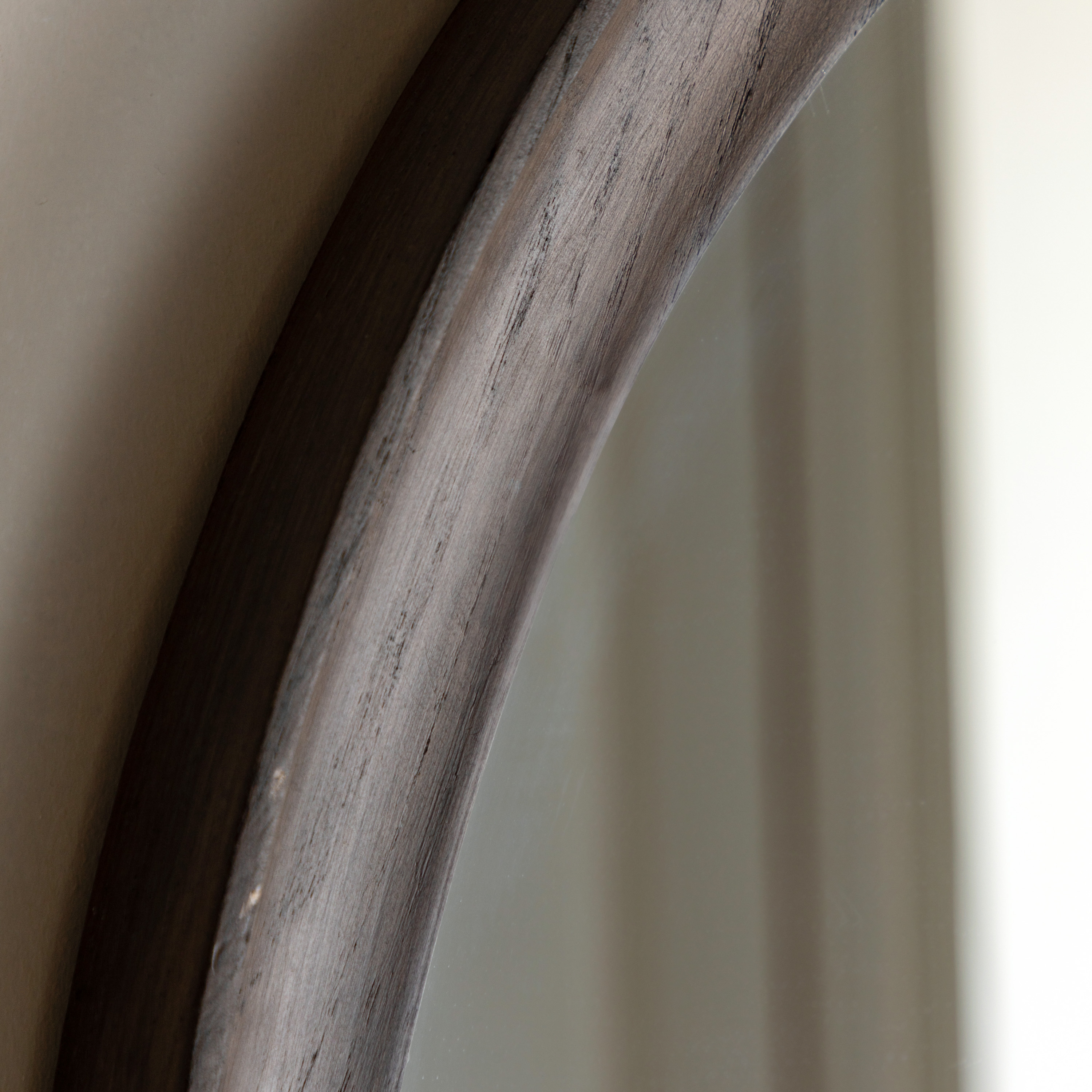 Copenano Pebble Mirror Walnut by Gallery Living | Style Our Home