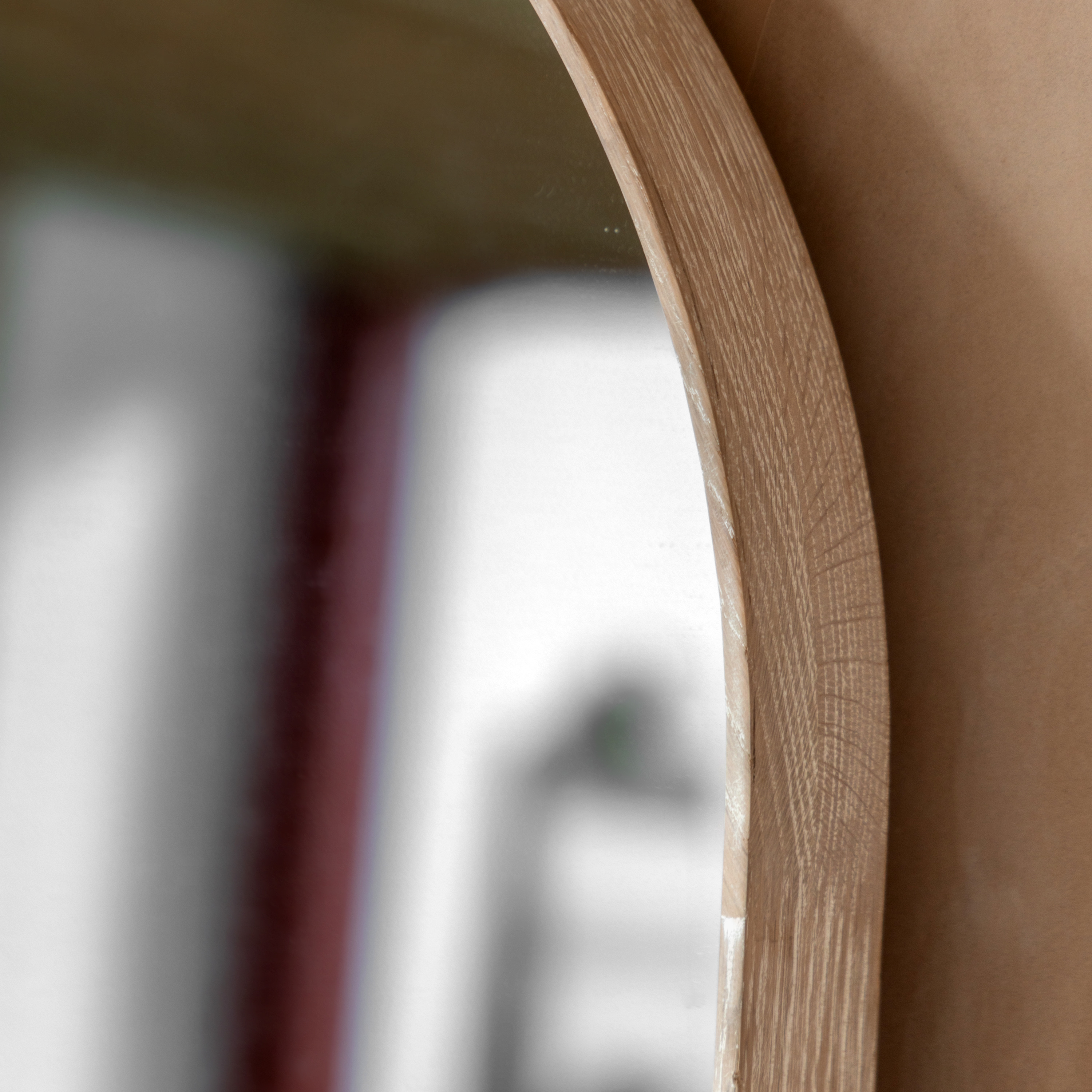 Helsano Arch Leaner Mirror LimedOak by Gallery Living | Style Our Home