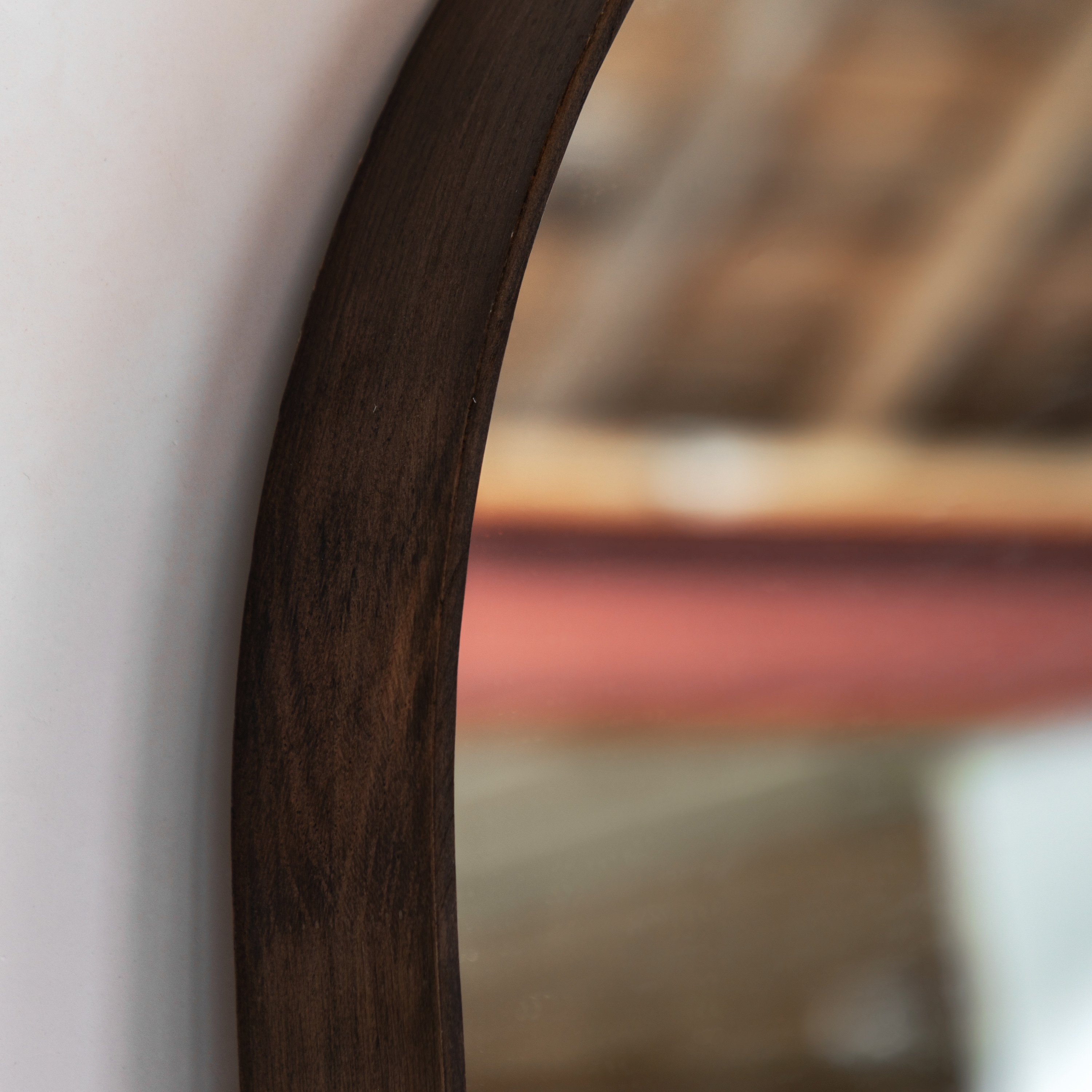 Helsano Arch Leaner Mirror Walnut by Gallery Living | Style Our Home