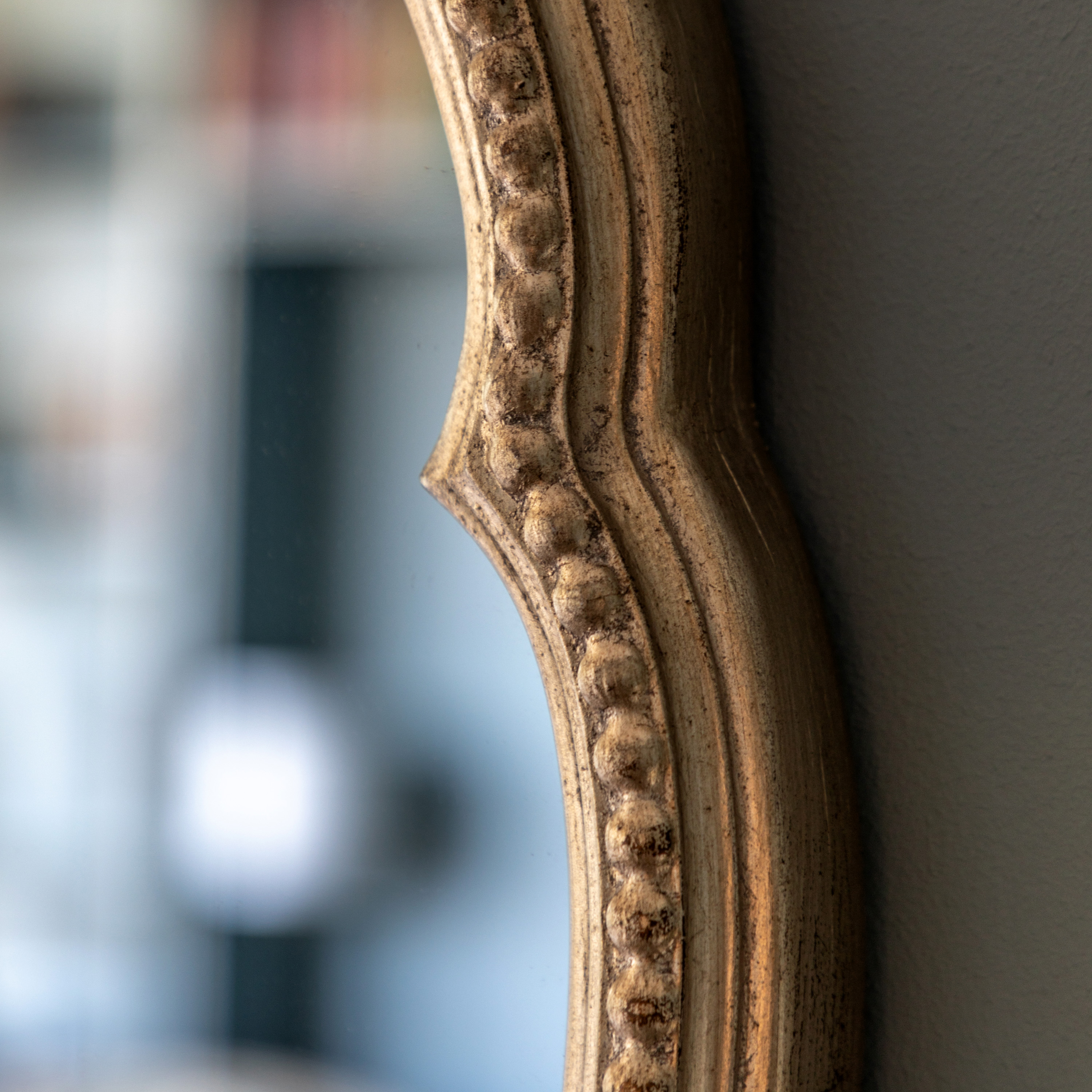 Florano Round Mirror Champagne by Gallery Living | Style Our Home