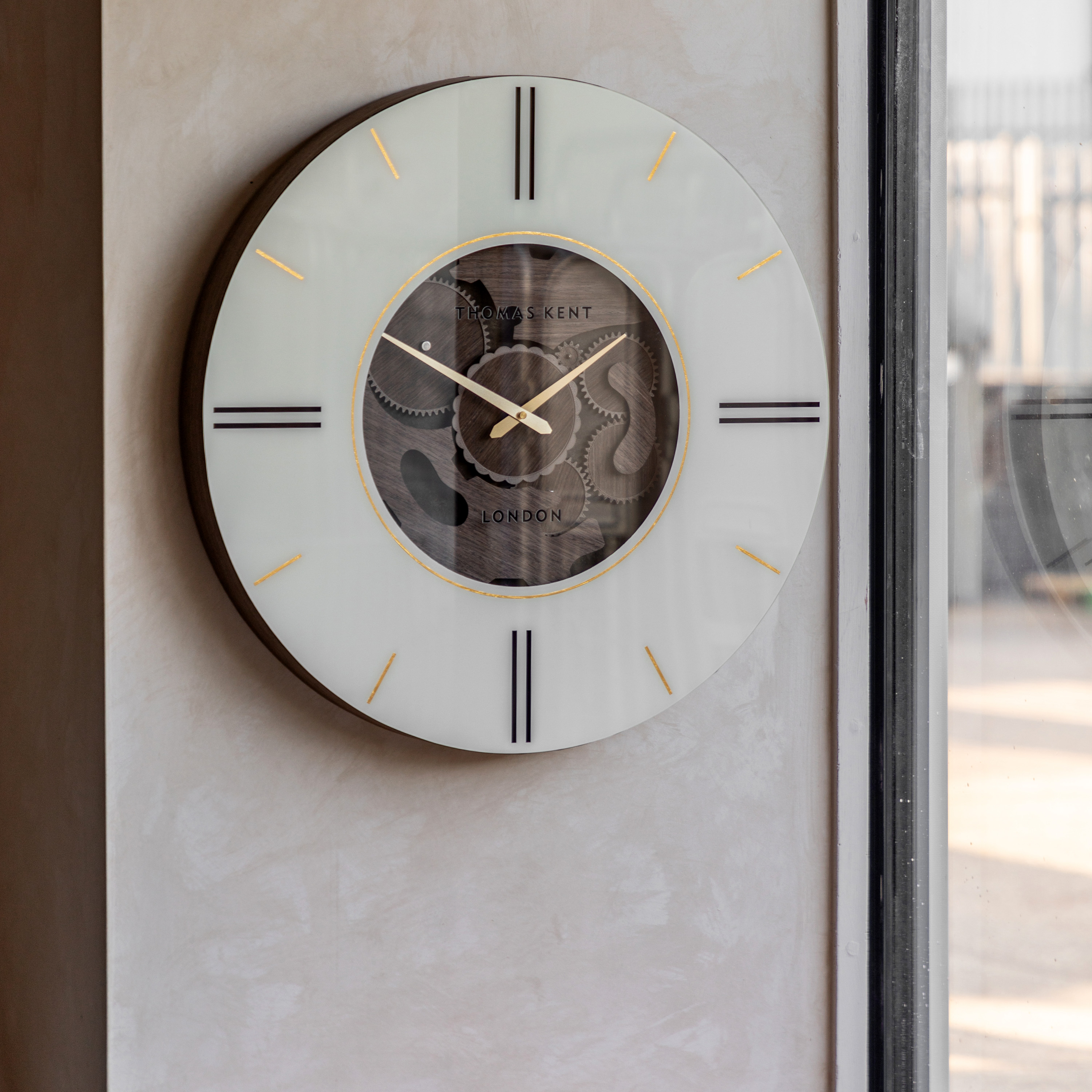 Coggano Wall Clock Dark Walnut by Gallery Living | Style Our Home