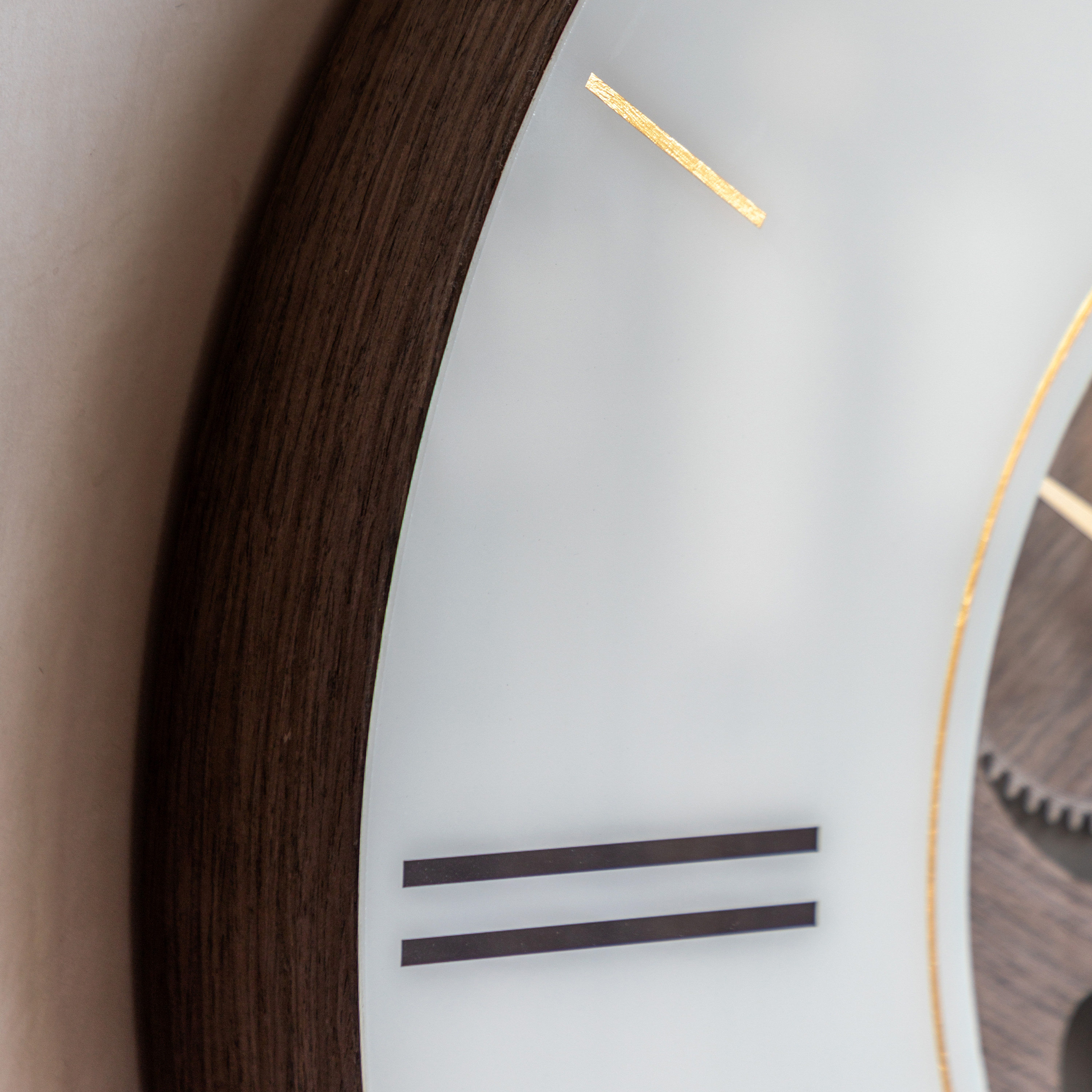 Coggano Wall Clock Dark Walnut by Gallery Living | Style Our Home