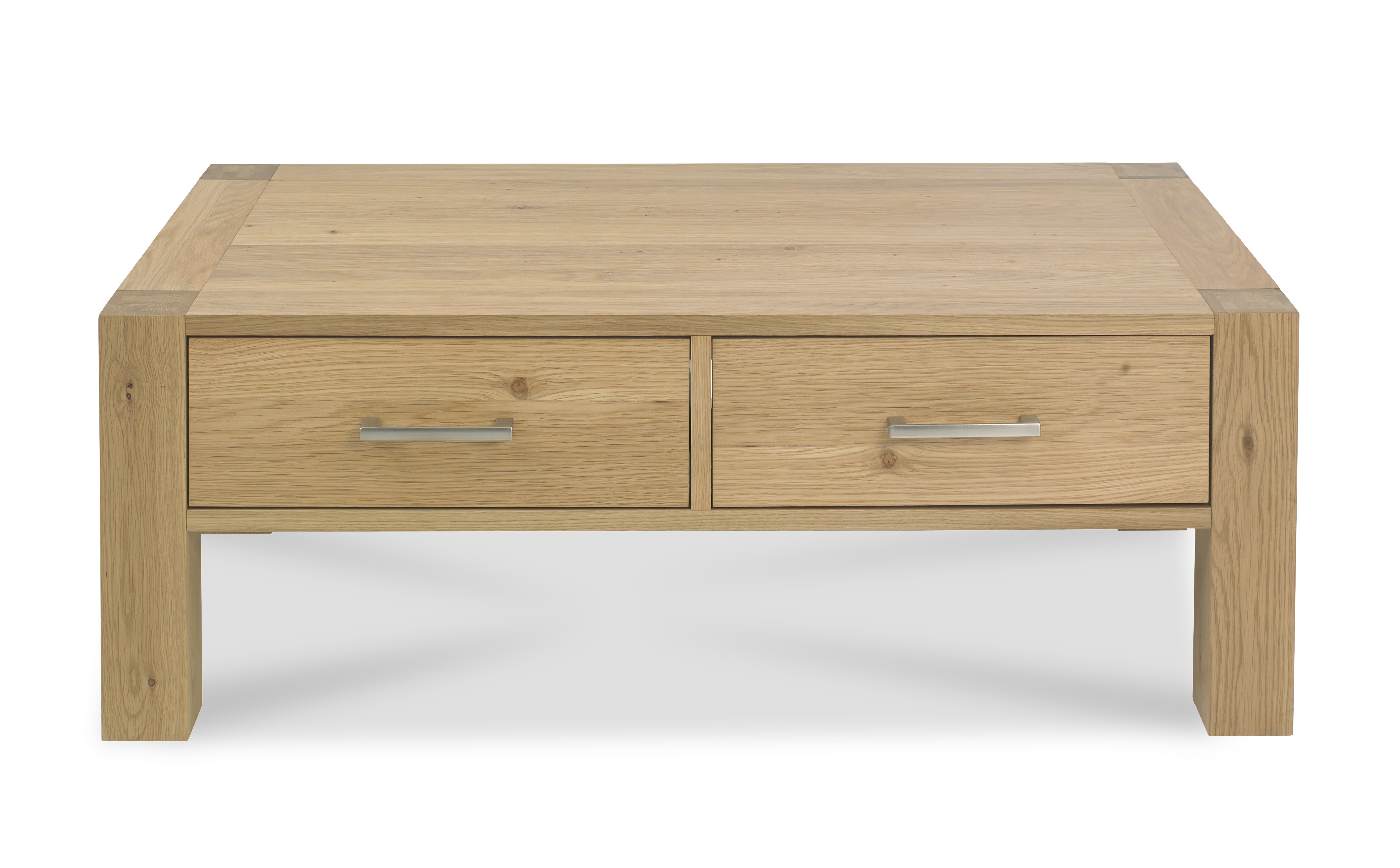 Turin Light Oak Coffee Table with Drawers