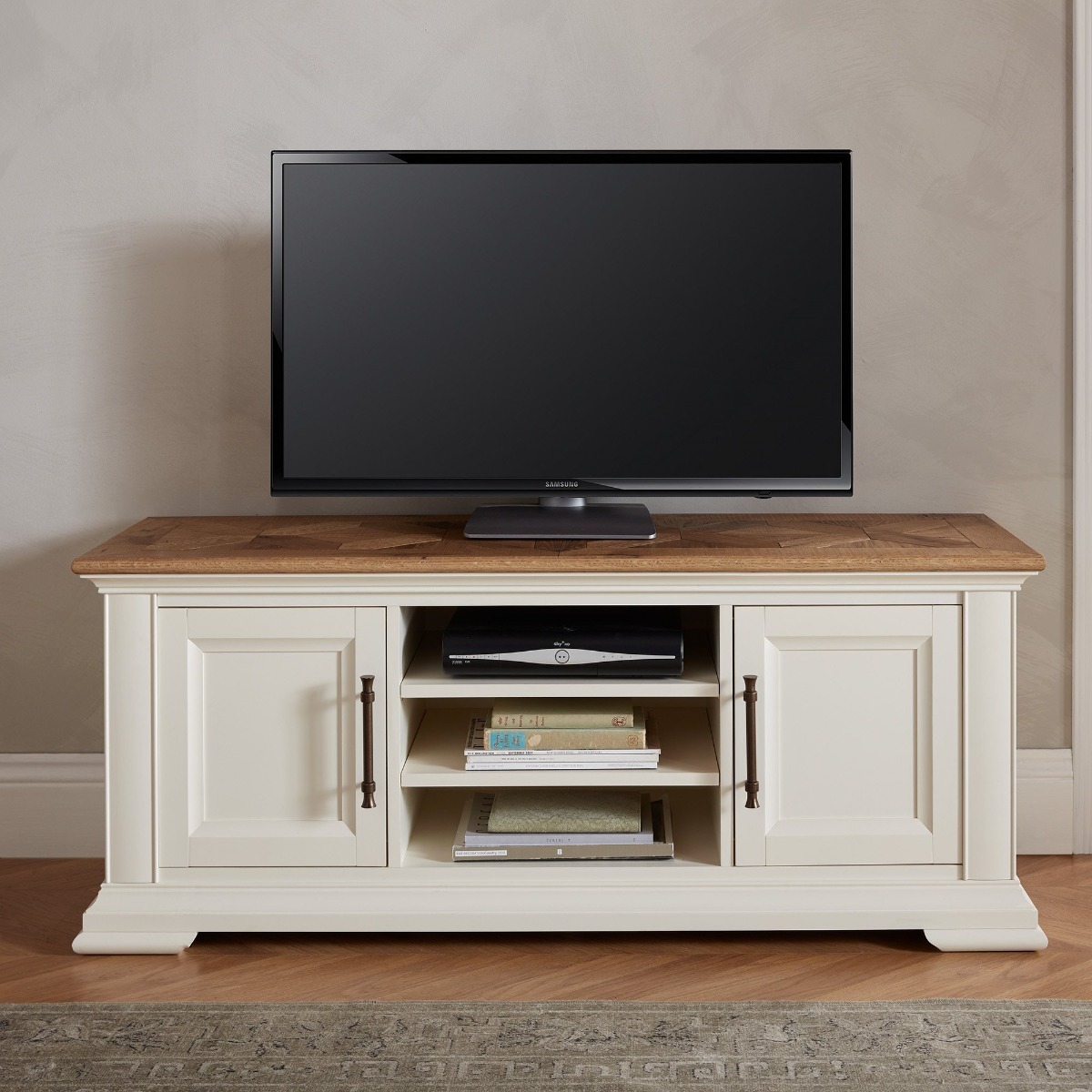 Belgrave Two Tone Wide TV Unit by Bentley Designs | Style Our Home
