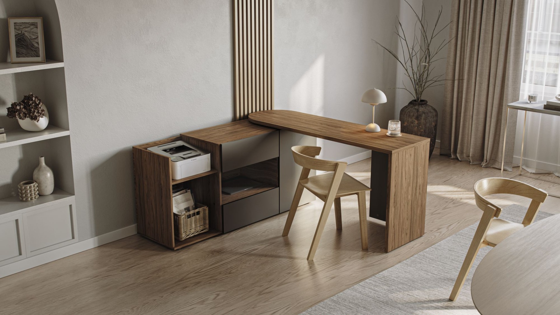 TANGO DESK 160 WALNUT by Temahome | Style Our Home