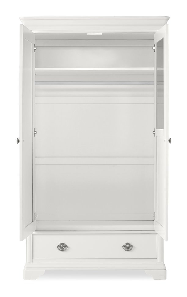 Chantilly White Double Wardrobe - Style Our Home