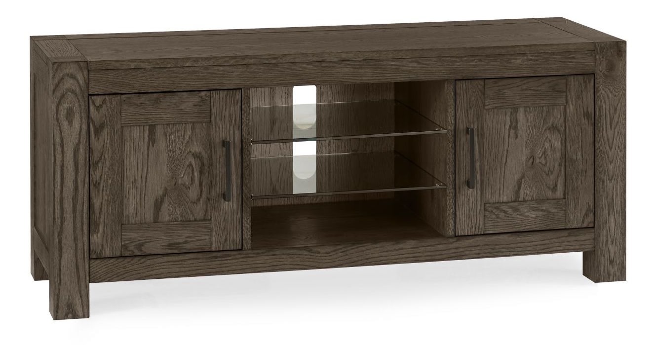 Turin Dark Oak Entertainment Unit - Style our Home