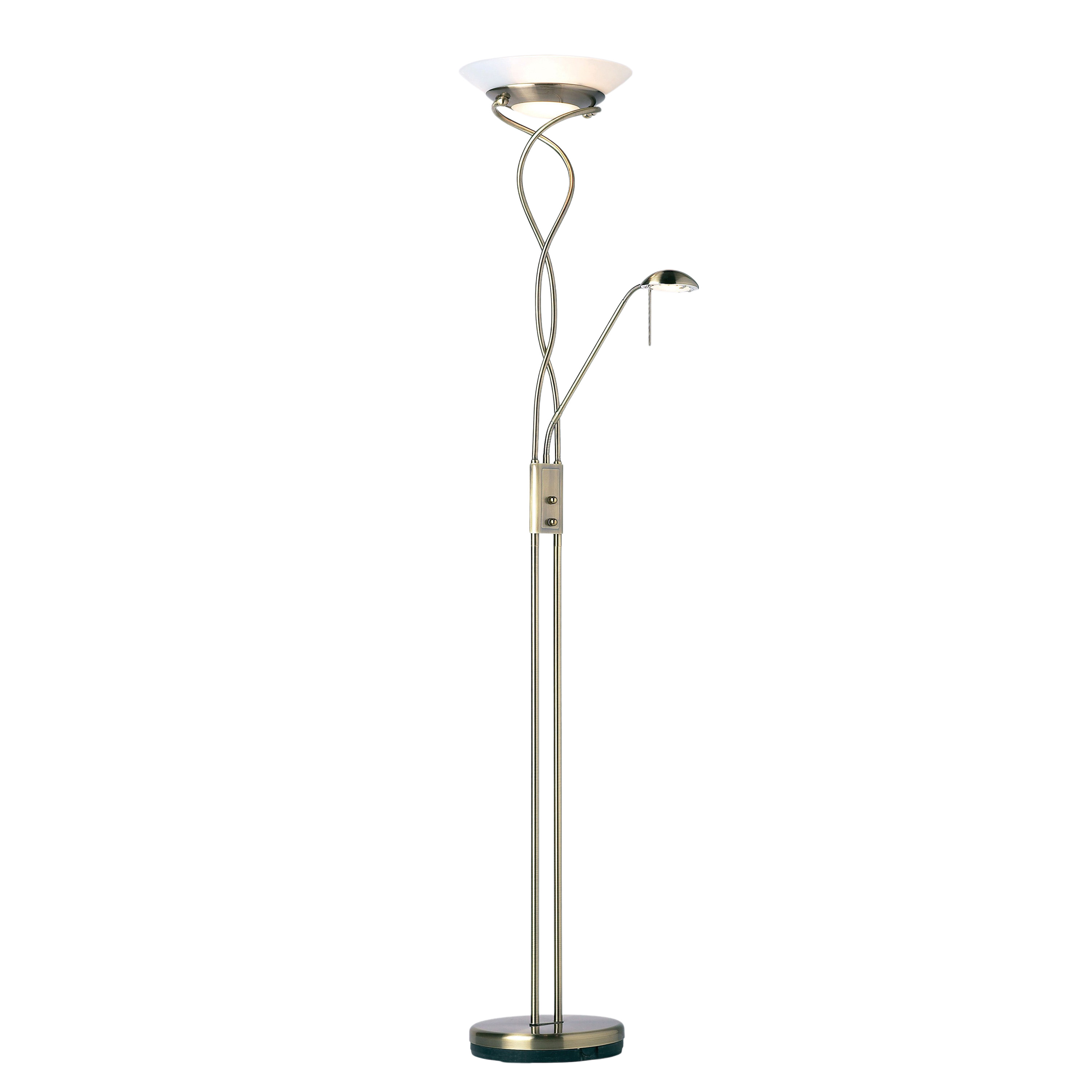 Monacano Floor Lamp Antique Brass by Gallary Living | Style Our Home