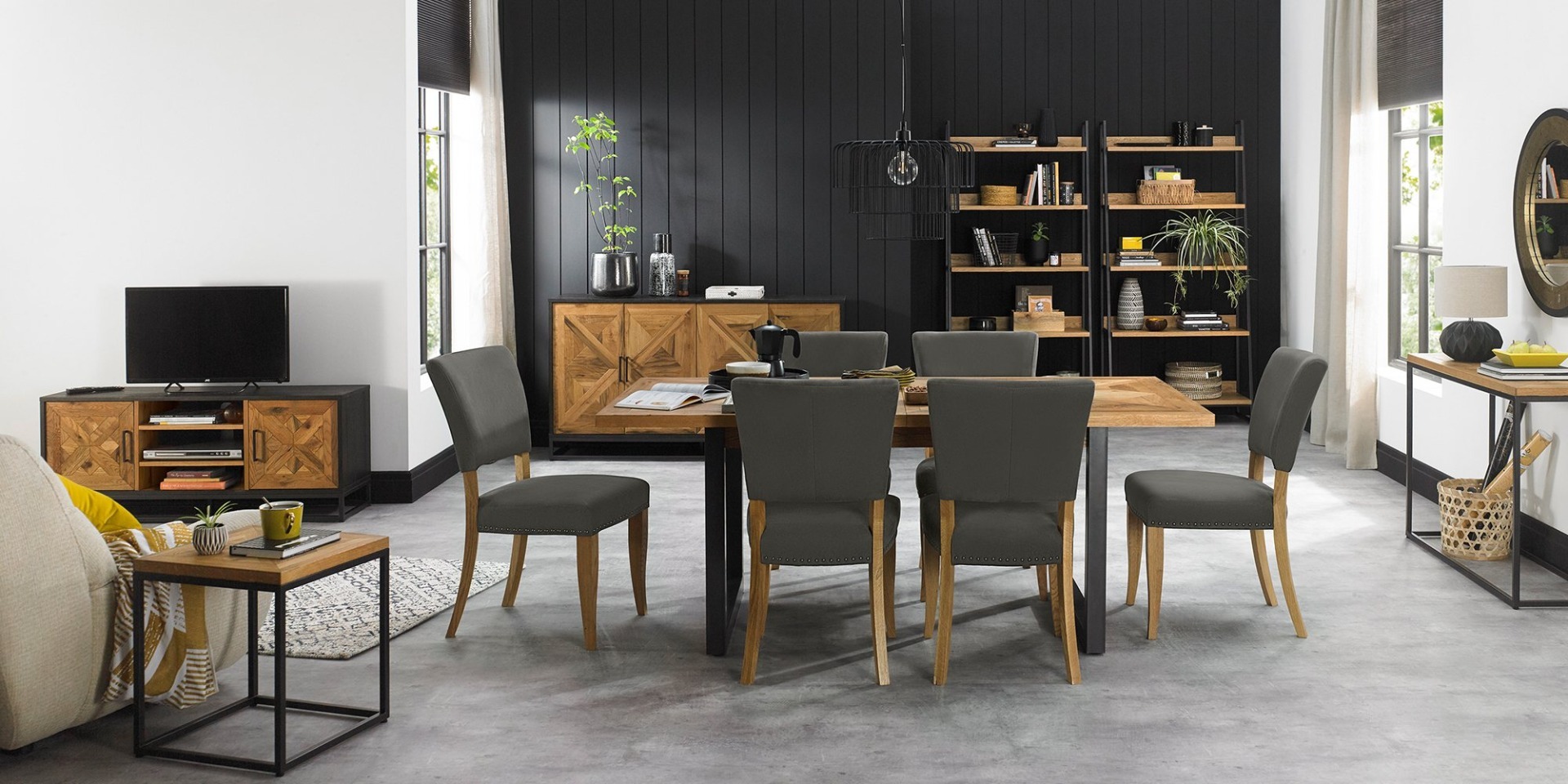 Marque Rustic Oak 4-6 Dining Table - Style Our Home