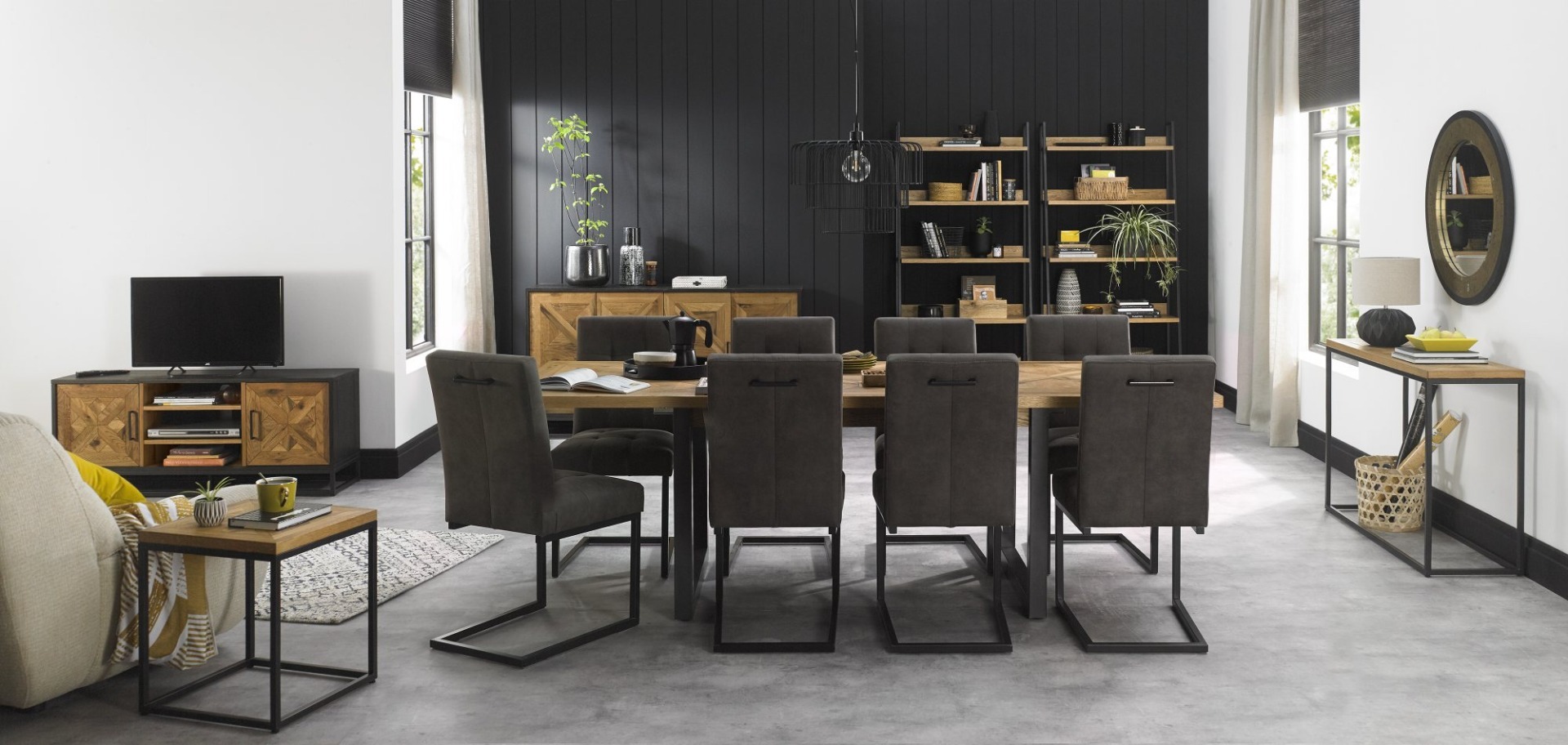Marque Rustic Oak 6-8 Dining Table - Style Our Home