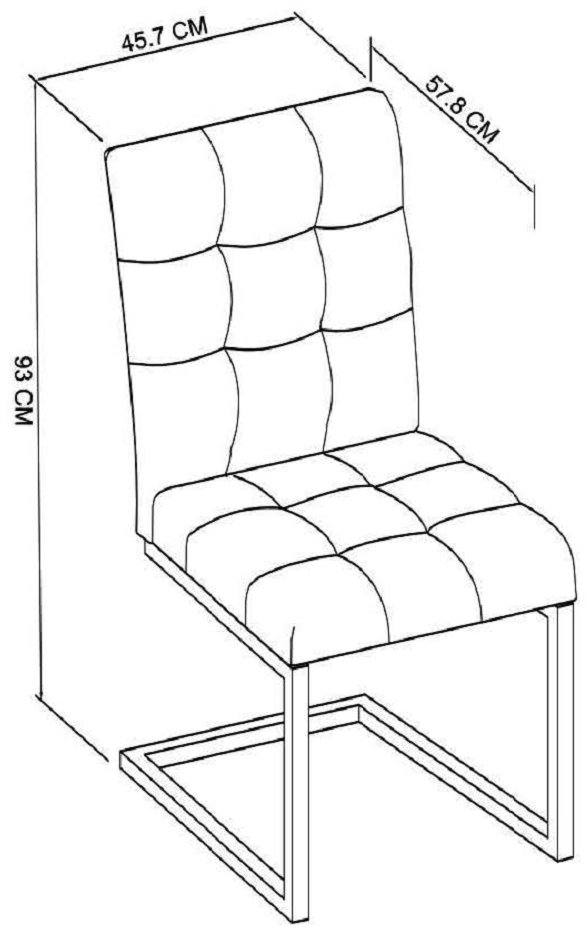 Marque Upholstered Cantilever Chair - Dark Grey Fabric (Pair) - Style Our Home
