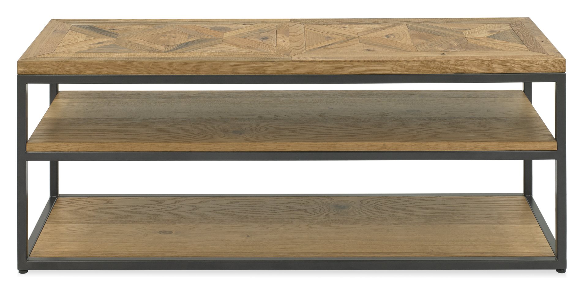 Marque Rustic Oak Open Entertainment Unit - Style Our Home