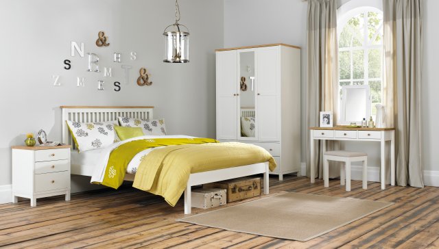 Atlanta Two Tone 150cm Low Footed Bedstead - Style Our Home