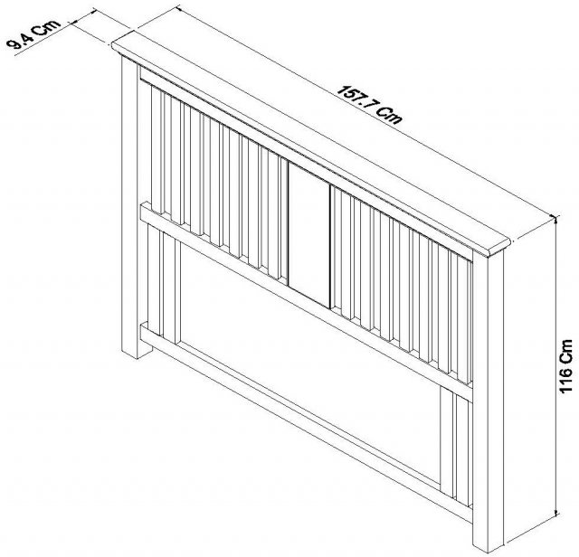 Hampstead Two Tone Kingsize Headboard - Style Our Home
