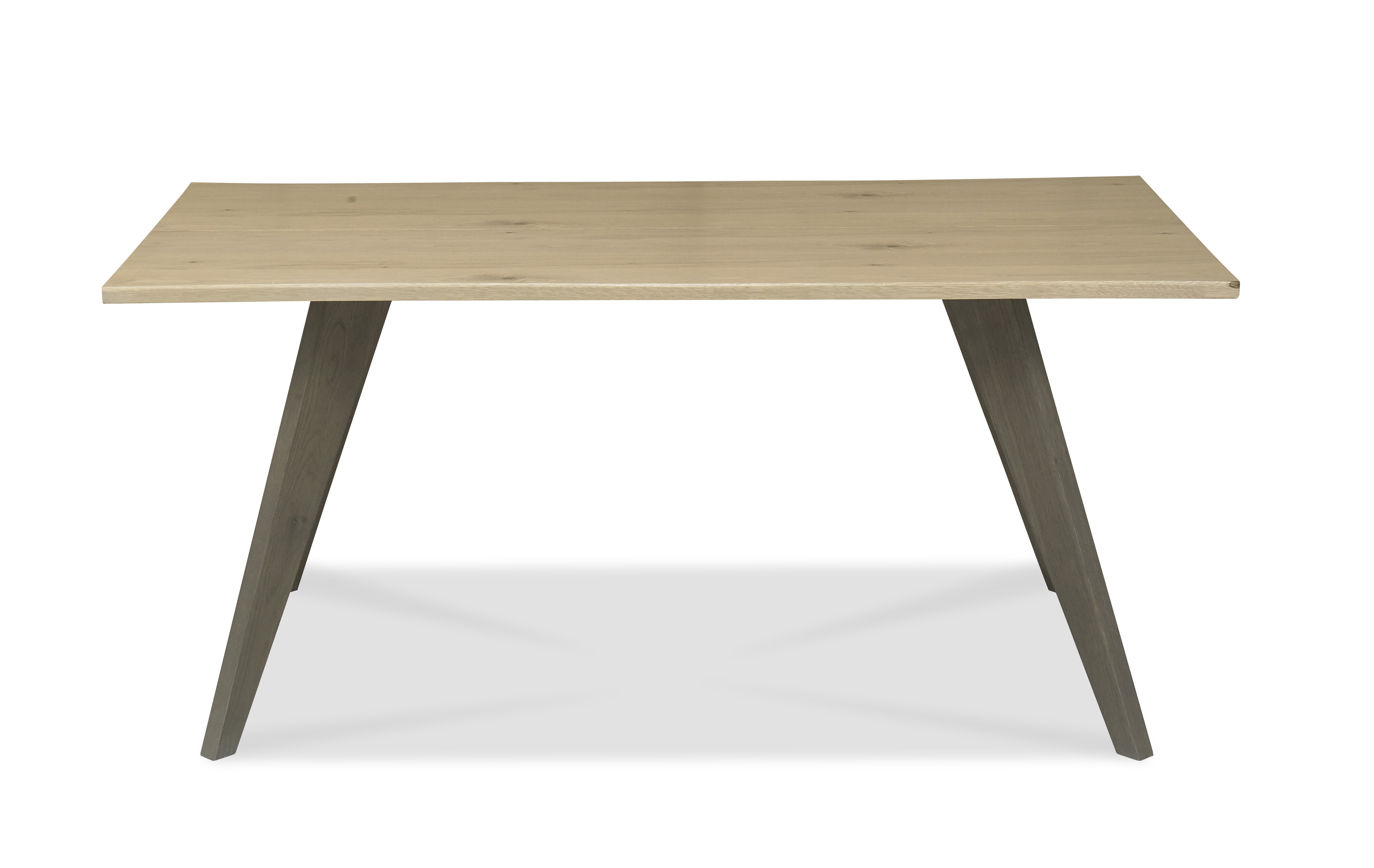 Bentley Designs Cadell Aged & Weathered Oak Dining Table - 6 Seater  