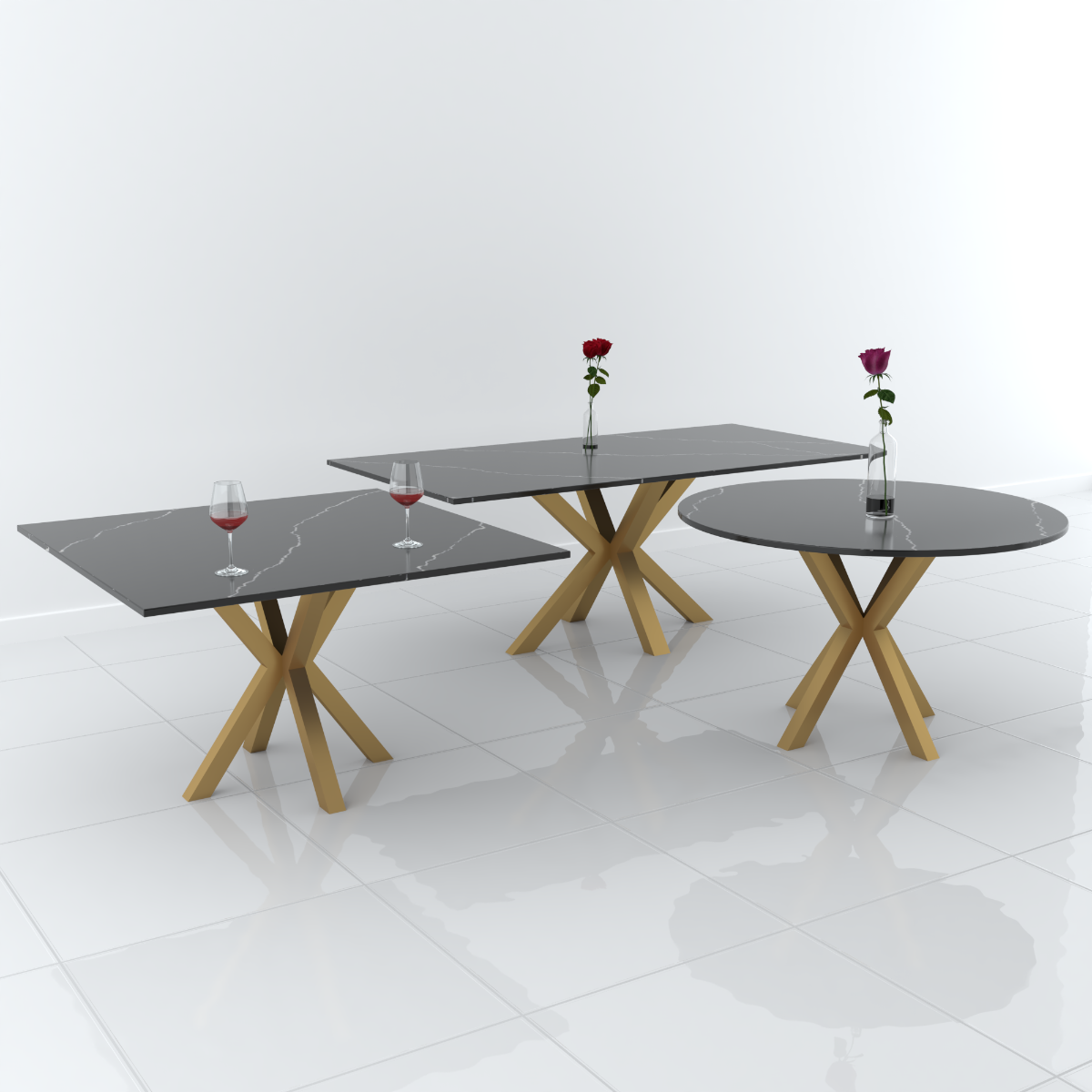 Studio Cross Square Dining Table - 4 Seater by Steve Bristow | Style Our Home