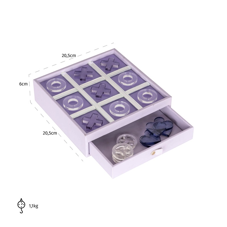 Tic tac toe Jay (Purple) by  Richmond Interiors | Style Our Home