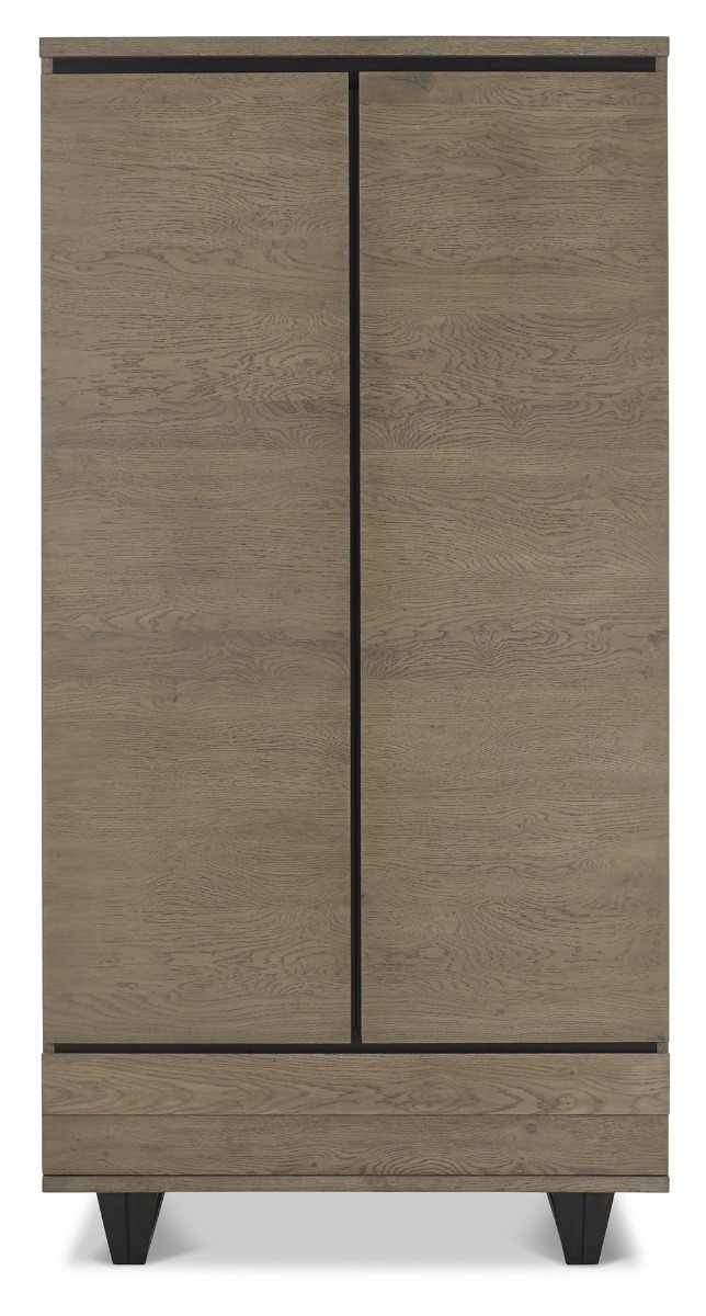 Tivoli Weathered Oak Double Wardrobe by Bentley Designs | Style Our Home
