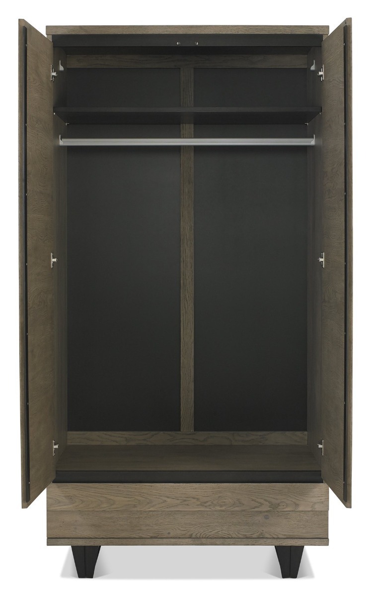 Tivoli Weathered Oak Double Wardrobe by Bentley Designs | Style Our Home
