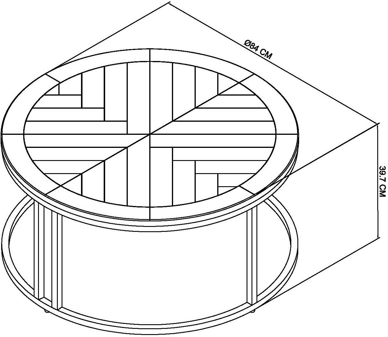 Marina Brass Coffee Table - Style Our Home