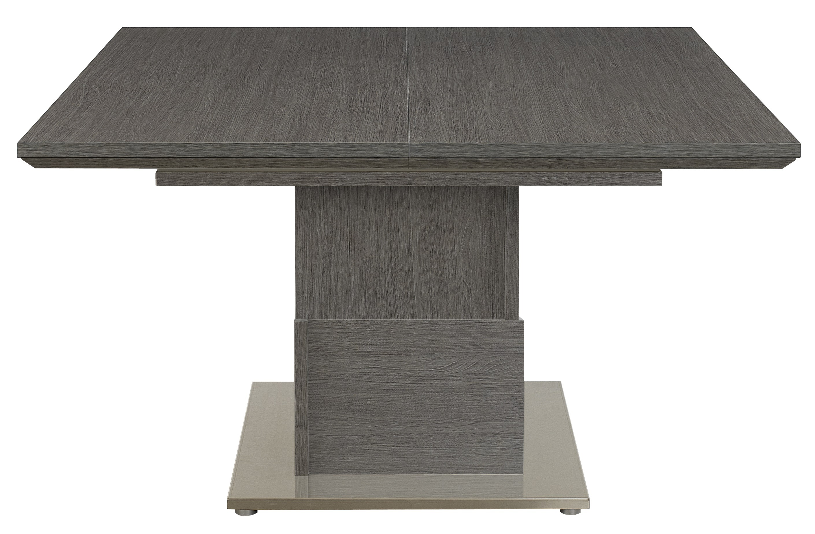 Grey square outlet dining table