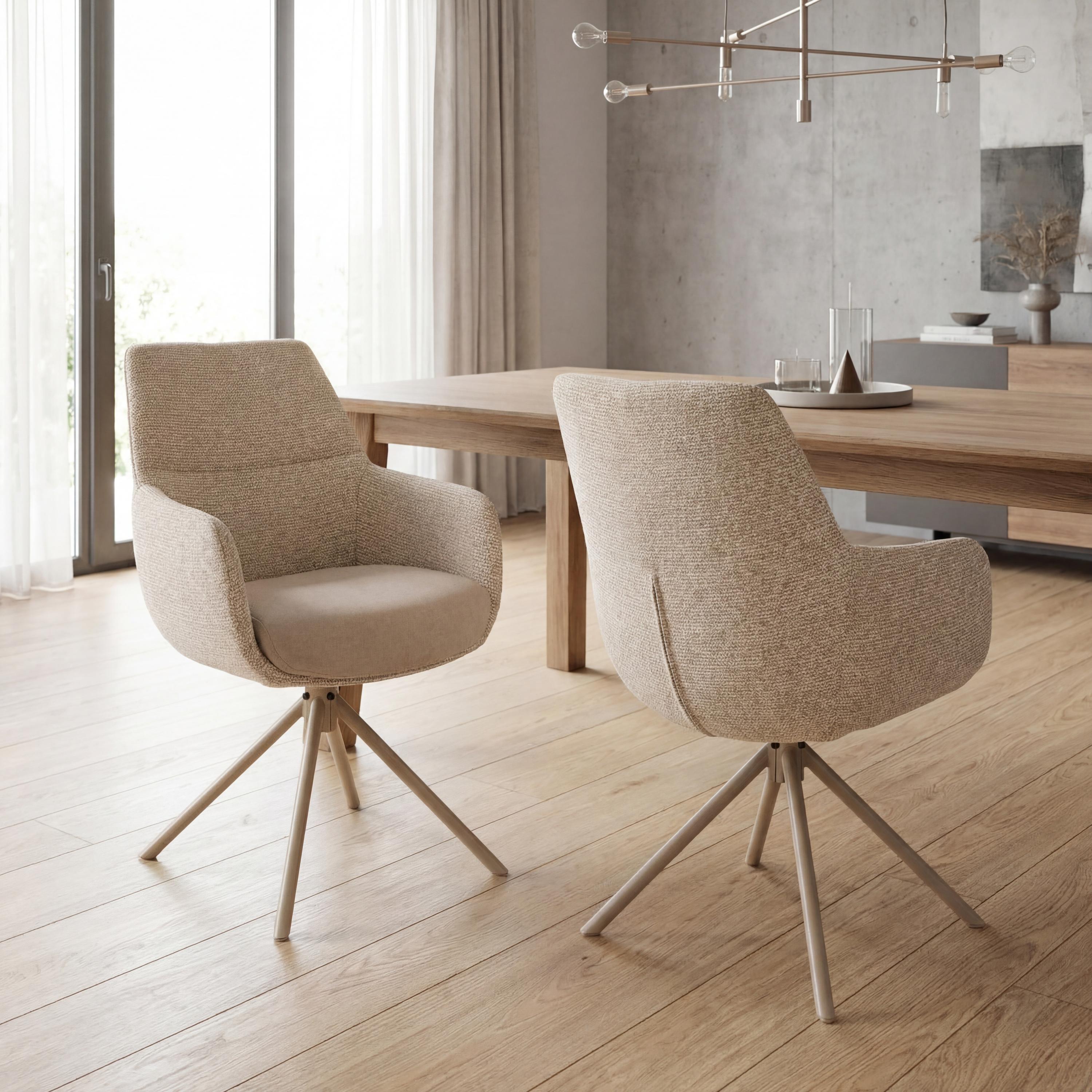 Grantbridge Swivel Dining Chair (2pk) by Shankar | Style Our Home