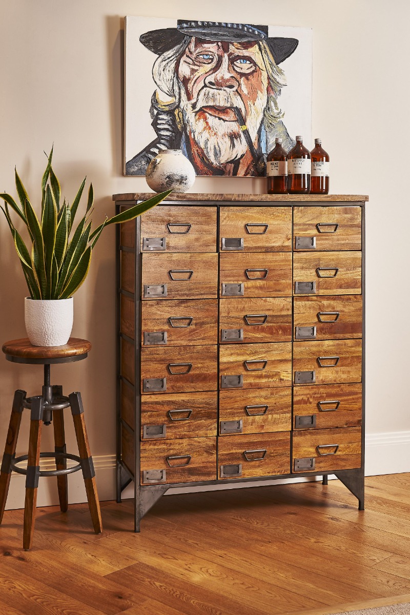 RE-Engineered 18 Drawer Apothecary Chest by Monologue | Style Our Home