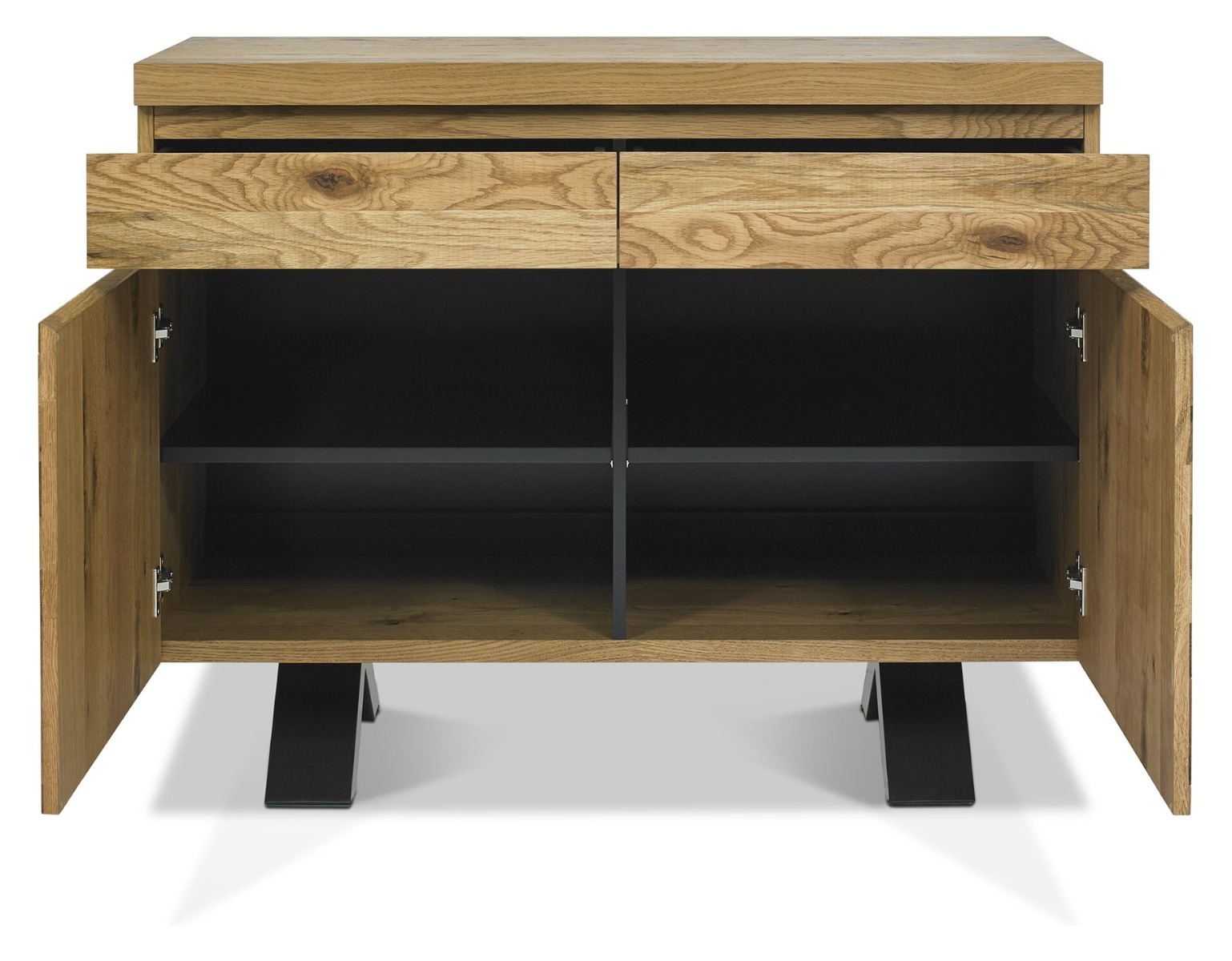 Ellipse Rustic Oak Narrow Sideboard by Bentley Designs | Style Our Home
