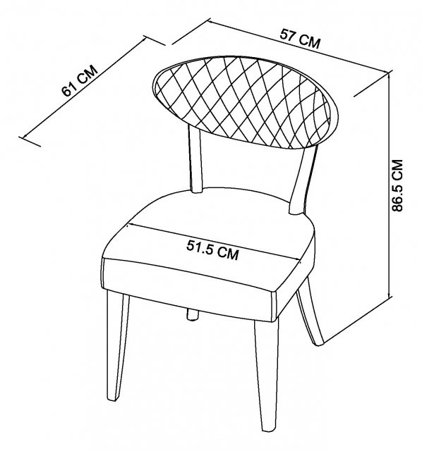 Ellipse Fumed Oak Upholstered Chair - Old West Vintage (Pair) by Bentley Designs | Style Our Home