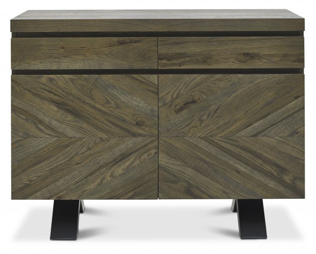 Ellipse Fumed Oak Narrow Sideboard by Bentley Designs | Style Our Home