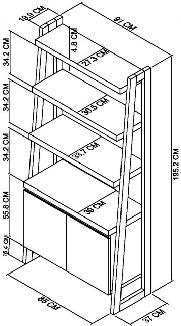 Ellipse Fumed Oak Open Display Unit by Bentley Designs | Style Our Home