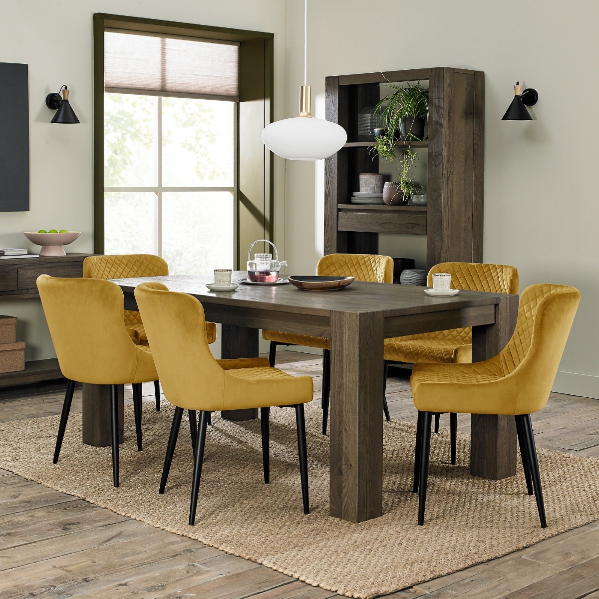 Logan Fumed Oak 6 Seater Dining Table. by Bentley Designs | Style Our Home 