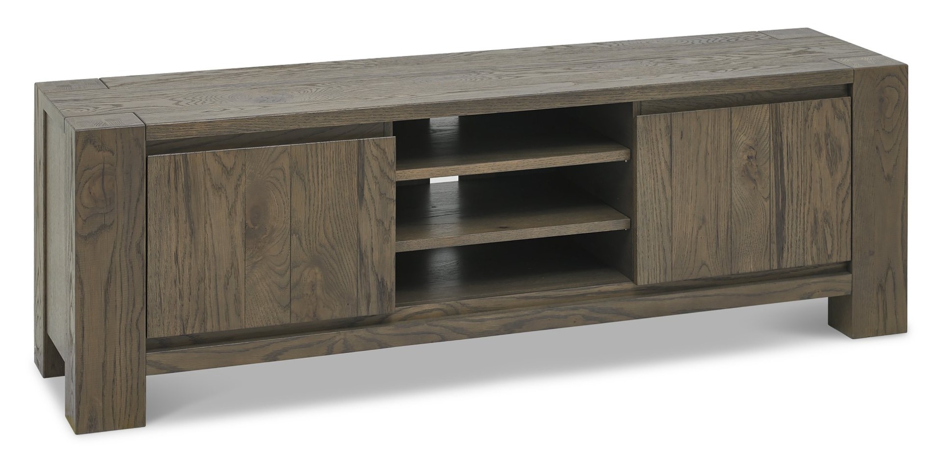 Logan Fumed Oak Entertainment Unit by Bentley Designs | Style Our Home