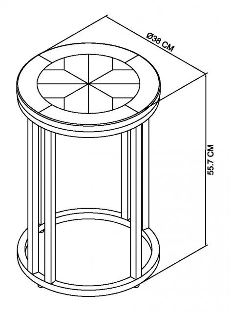 Monroe Silver Grey Side Table by Bentley Designs | Style Our Home