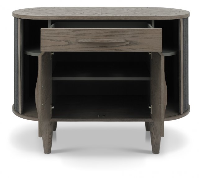 Monroe Silver Grey Narrow Sideboard by Bentley Designs | Style Our Home