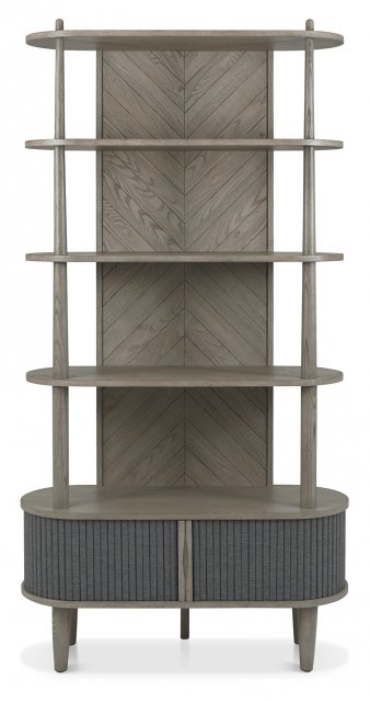 Monroe Silver Grey Open Display Unit by Bentley Designs | Style Our Home