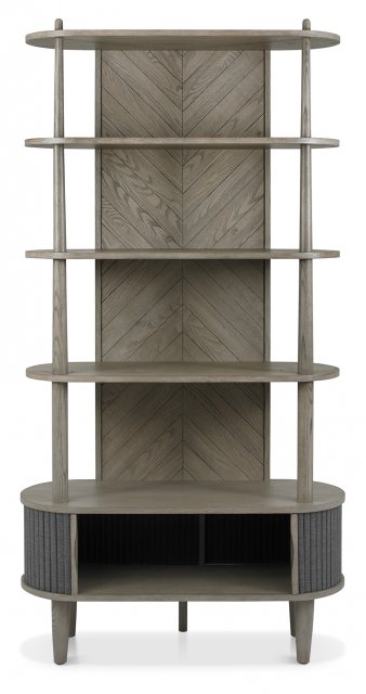 Monroe Silver Grey Open Display Unit by Bentley Designs | Style Our Home