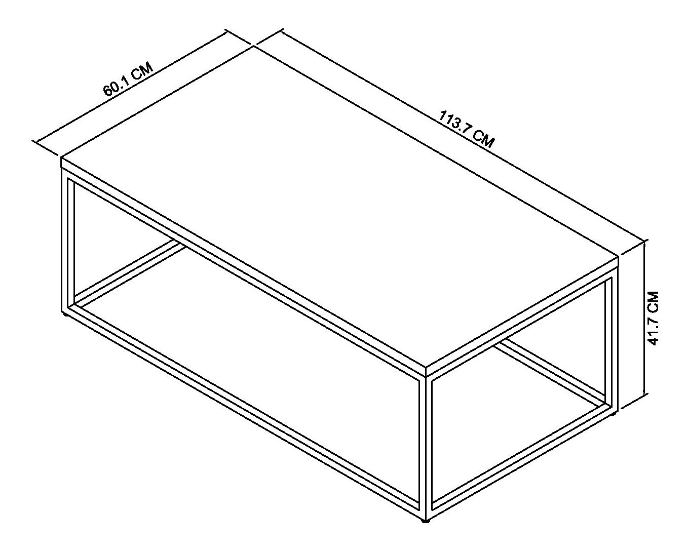 Renzo Zinc & Dark Grey Coffee Table | Style Our Home