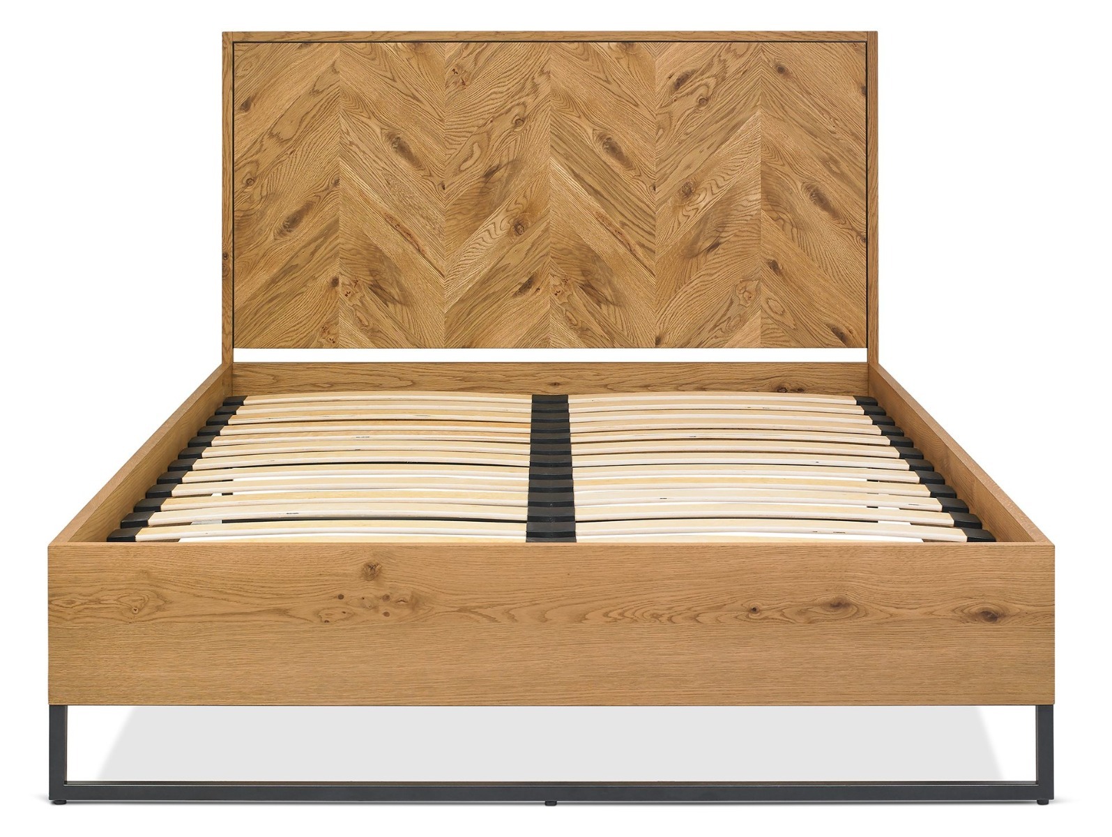 Riva Rustic Oak Panel 4'6 Double Bedstead | Style Our Home