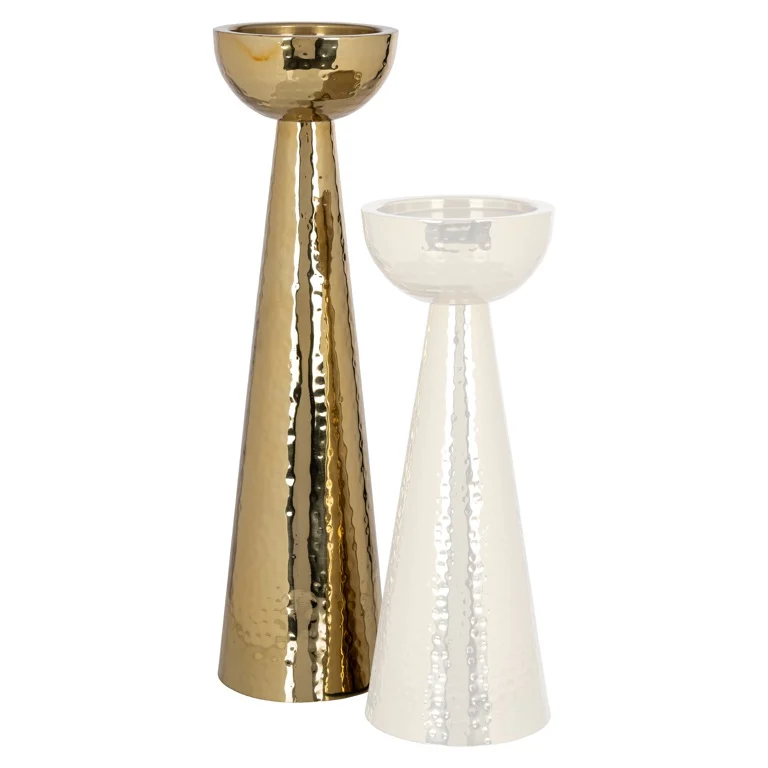 Candle Holder Lizz big (Gold) by  Richmond Interiors | Style Our Home
